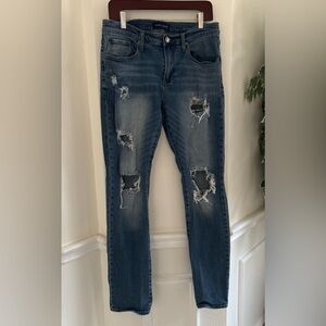 Articles of Society Distressed Slim Straight Crosby Jeans